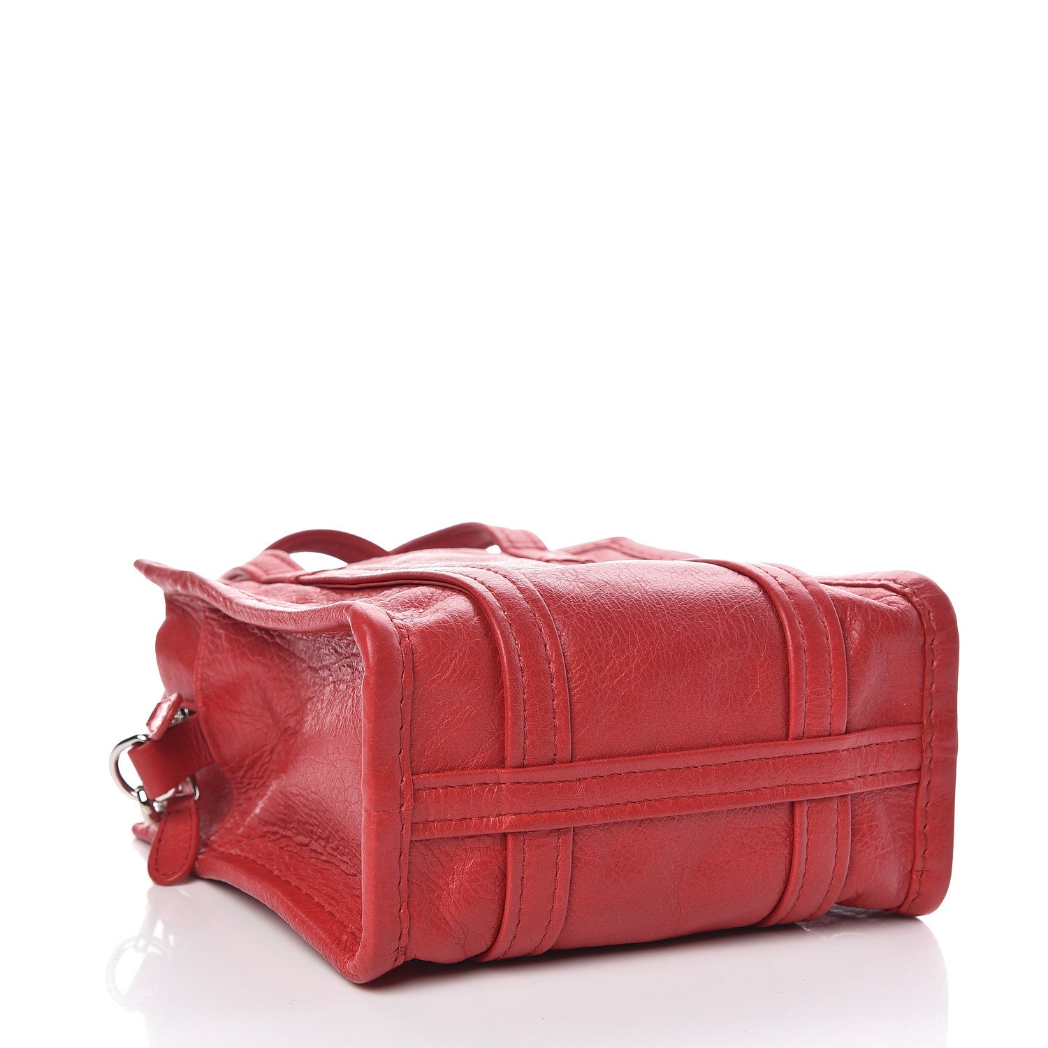 Balenciaga Agneau Arena XXS Bazar Shopper Tote Rouge Cardinal 4 of 9