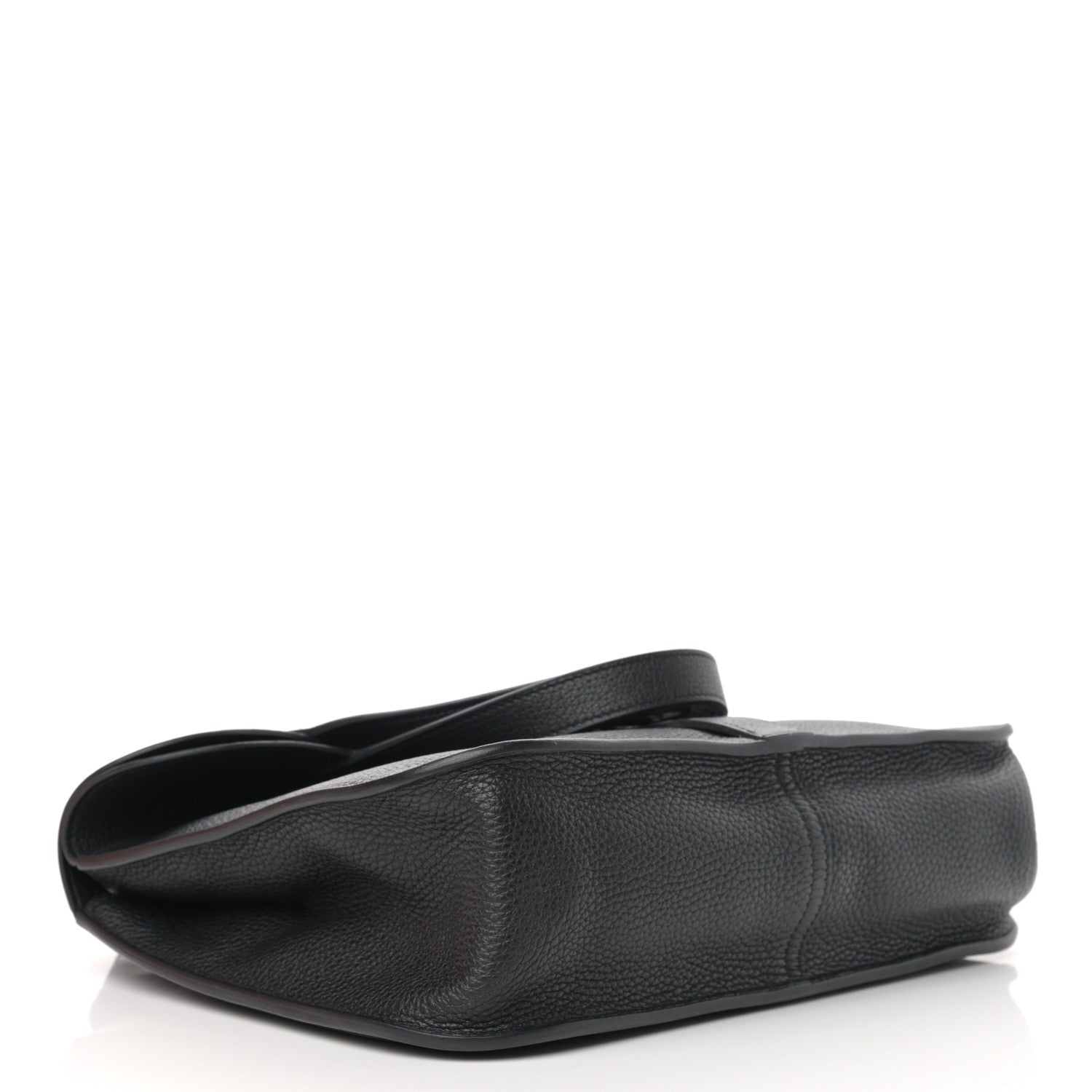 Hermes Taurillon Clemence Halzan 31 GM Black 6 of 13