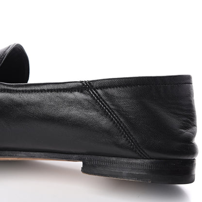 Gucci Lambskin Womens Brixton Horsebit Loafers 40 Black 8 of 13