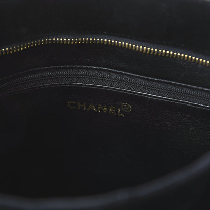 Chanel Velvet Medallion Tote Black 5 of 9