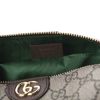 Gucci Soft GG Supreme Monogram Calfskin Medium Ophidia Cosmetic Case Beige Ebony New Acero 8 of 9