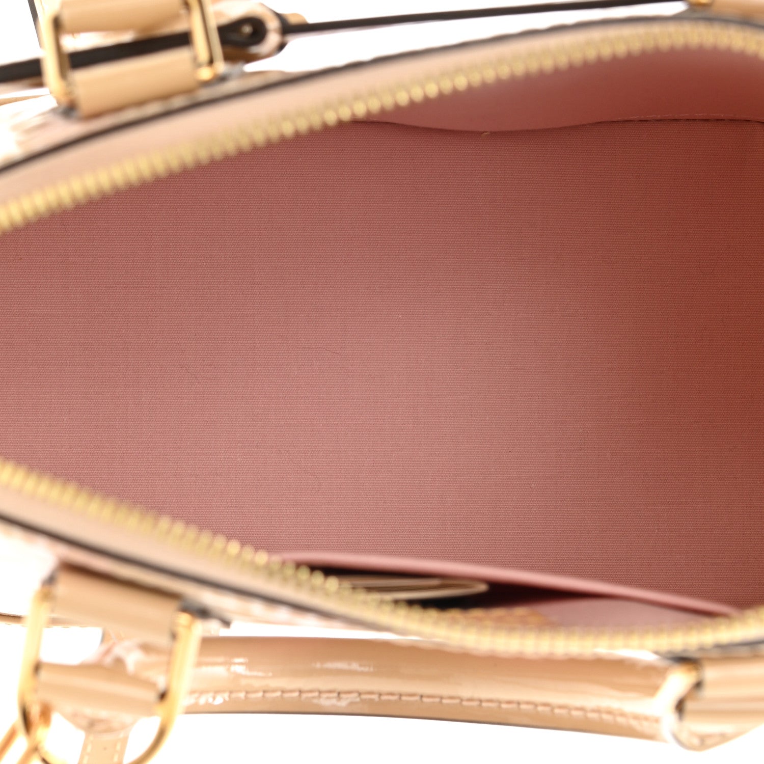 Louis Vuitton Vernis Rayures Alma BB Dune 5 of 10