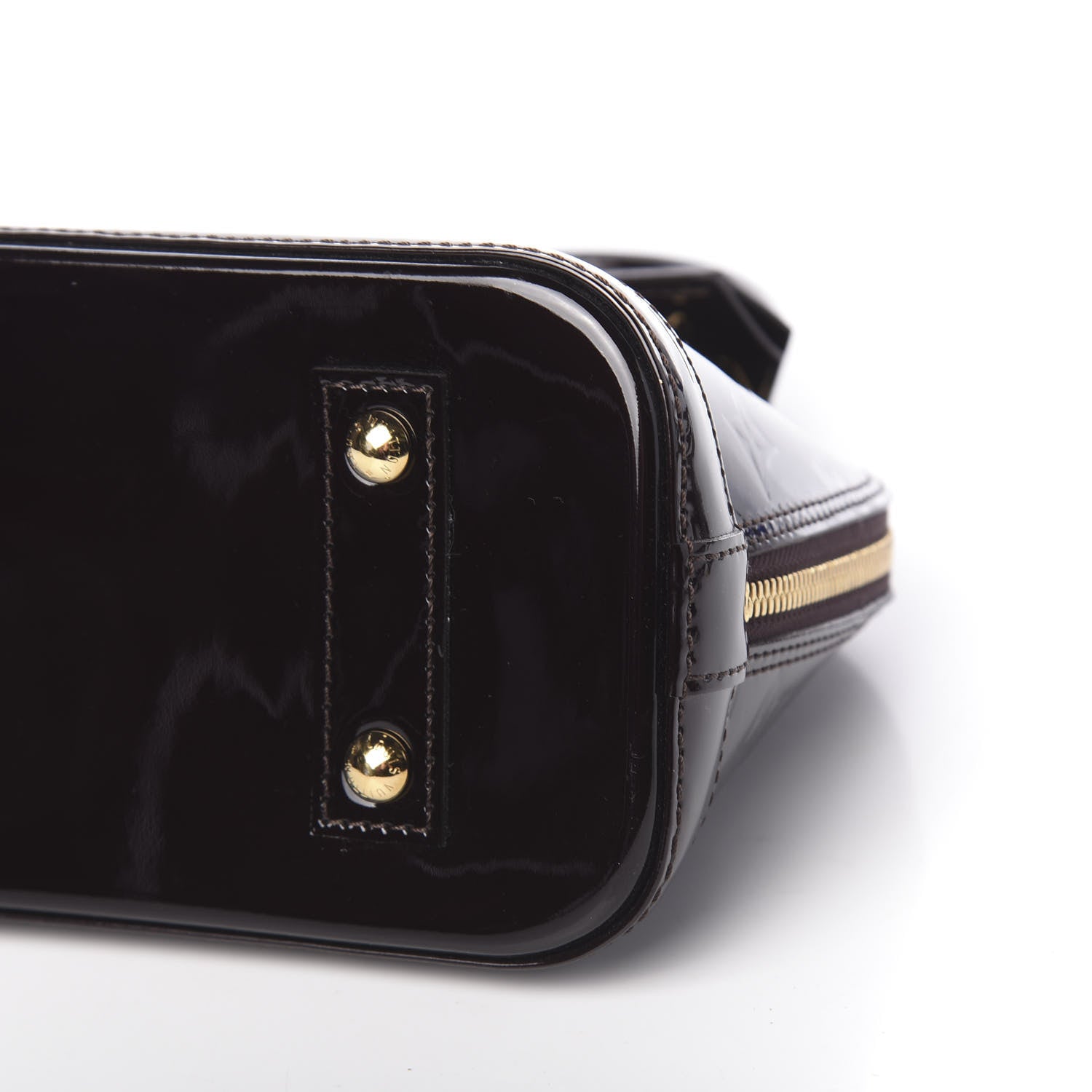 Louis Vuitton Vernis Alma BB Amarante 9 of 10