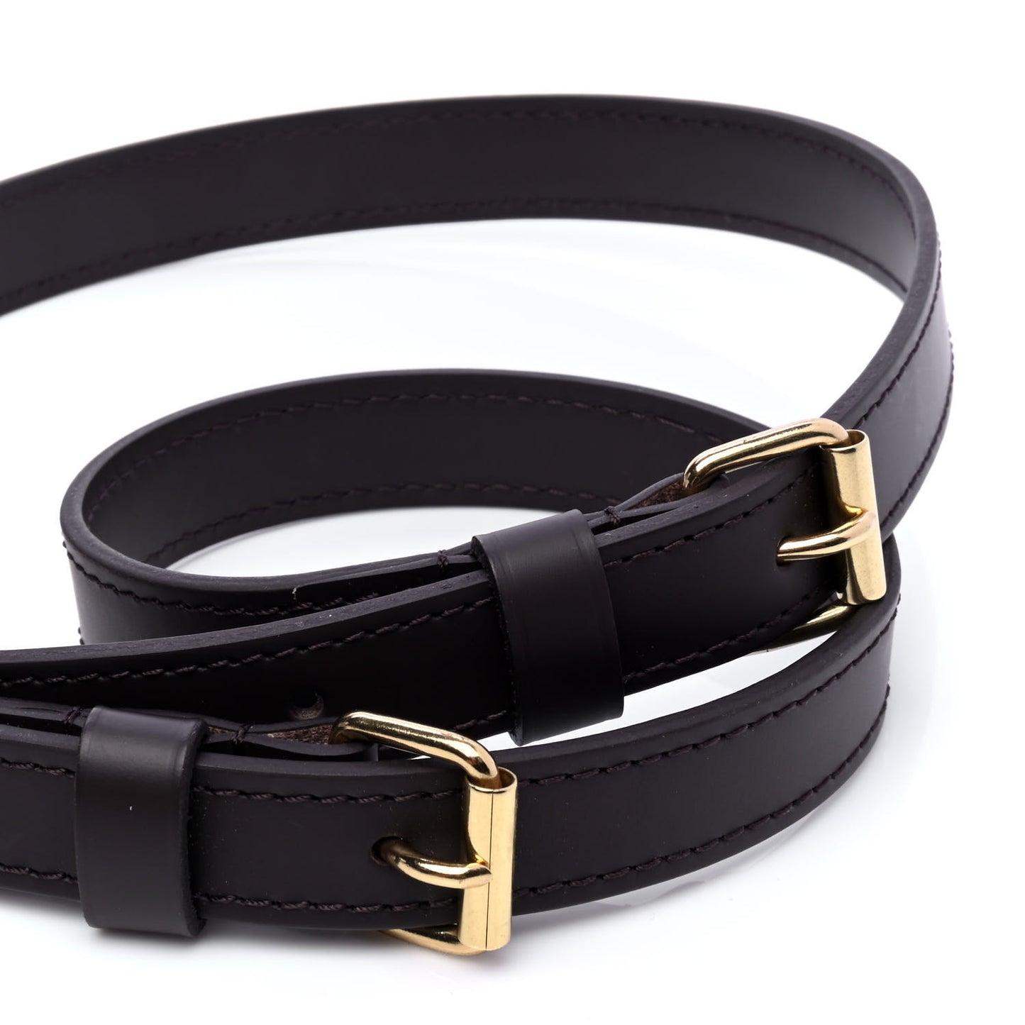 Calfskin Adjustable Speedy Bandouliere Shoulder Strap Brown