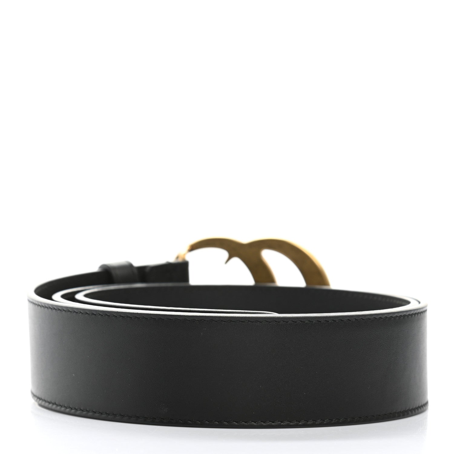 Gucci Calfskin Double G 40mm Belt 95 38 Black 2 of 6