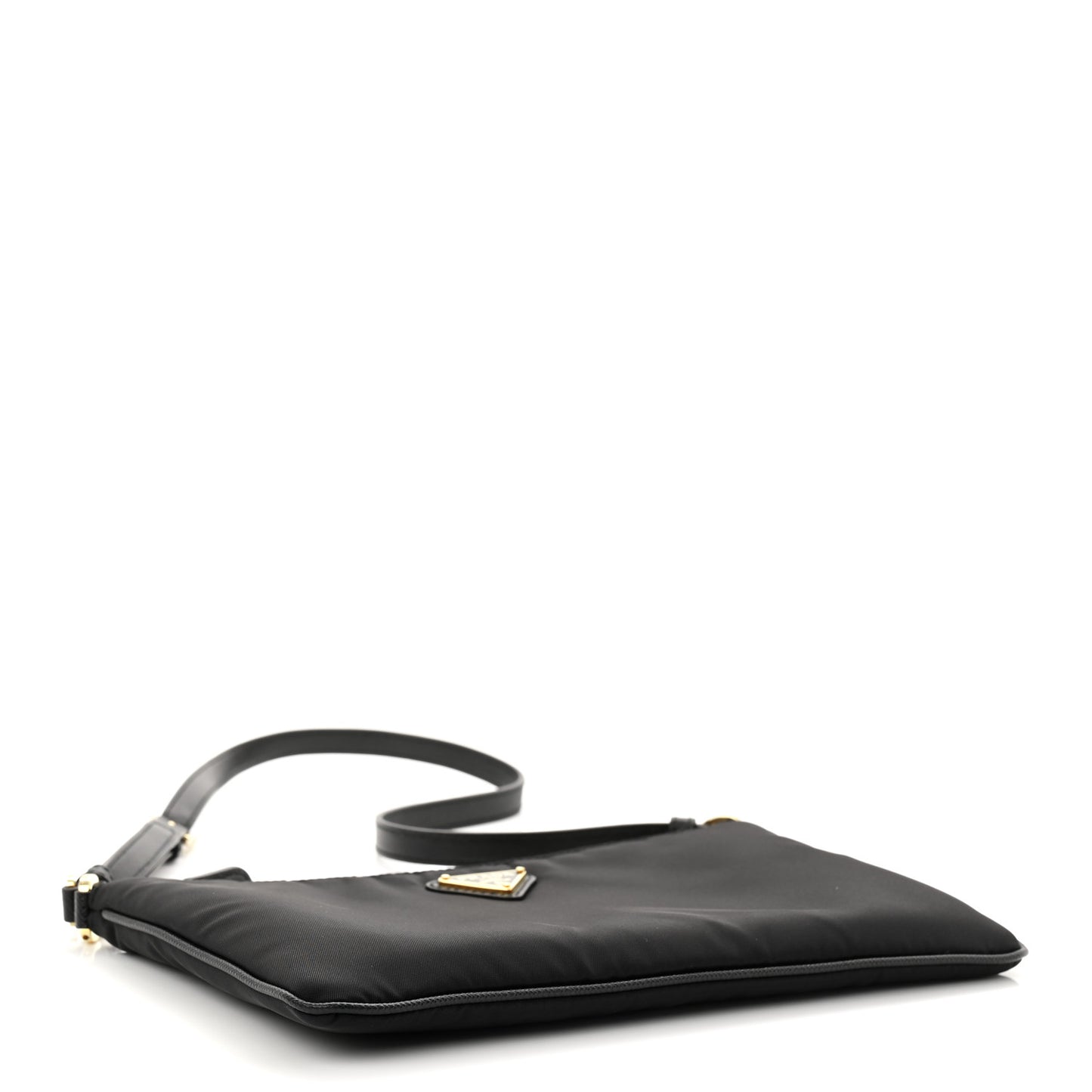 Re-Nylon Saffiano Pouch Black