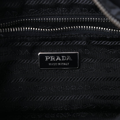 Prada Tessuto Nylon Spazzolato Logo Tote Black 6 of 9