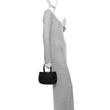 Christian Dior Nylon Cannage Panarea Tote  Black 2 of 12