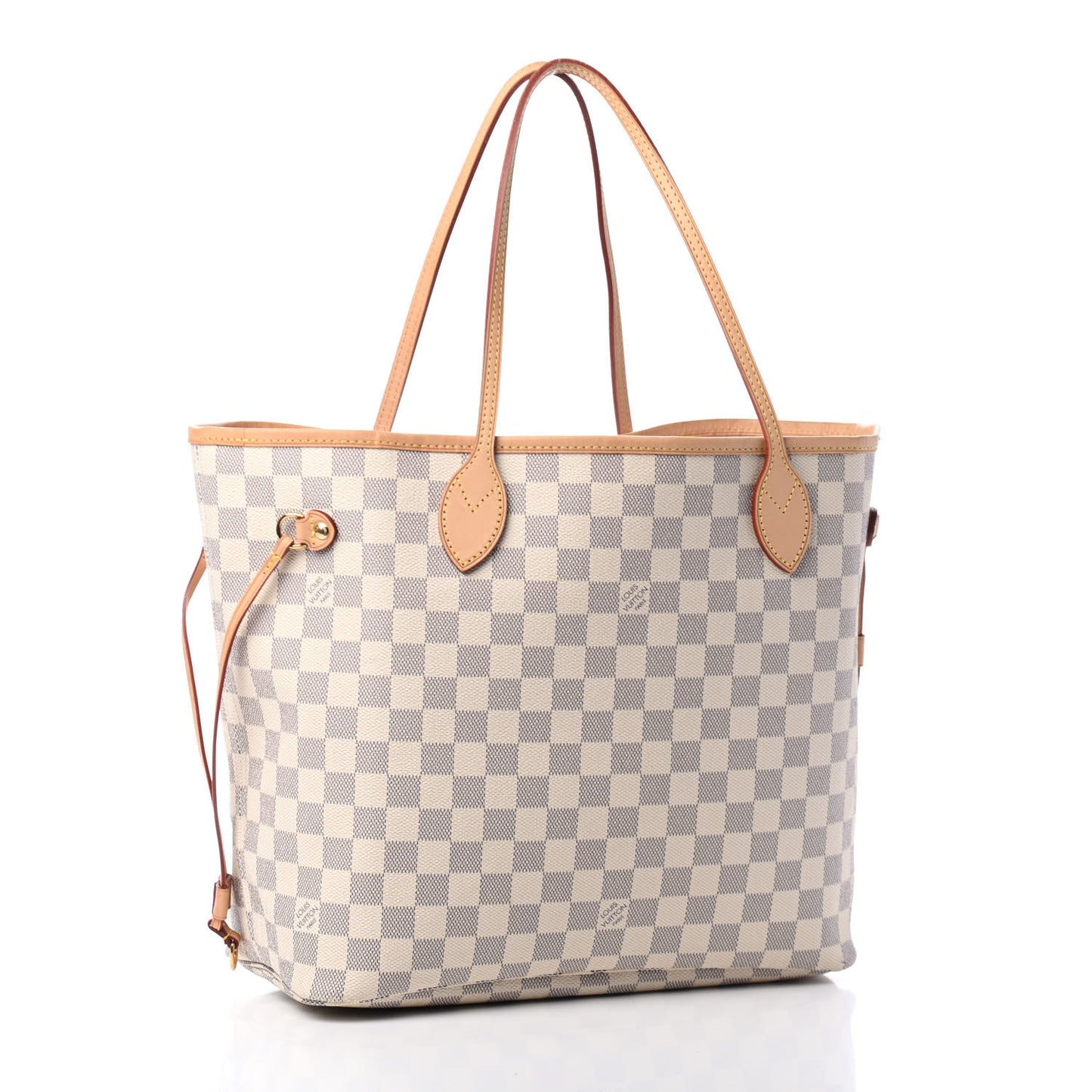 Damier Azur Neo Neverfull MM Rose Ballerine