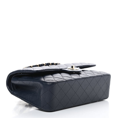 Chanel Caviar Quilted Medium Double Flap Navy 4 of 13