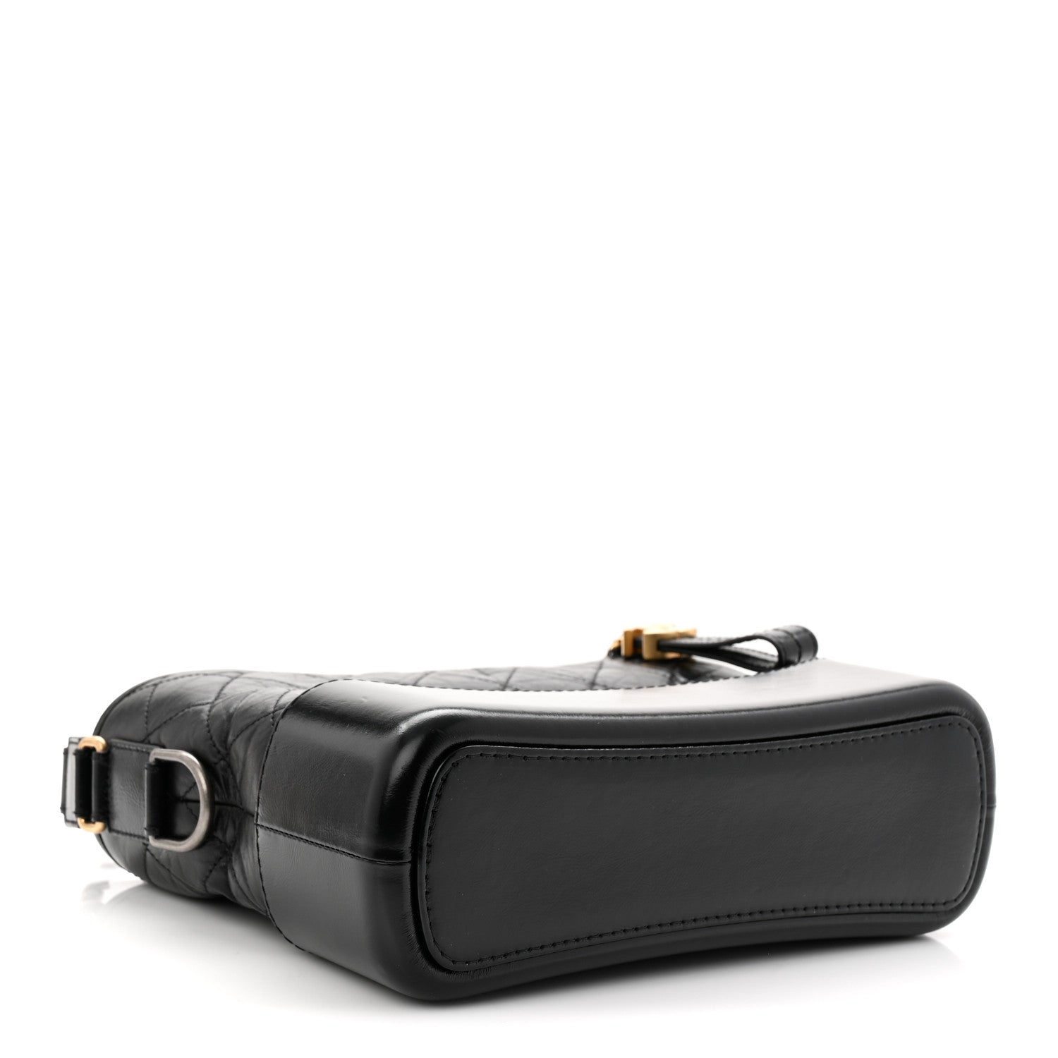 Chanel Aged Calfskin Quilted New Medium Gabrielle Hobo Black 4 of 12