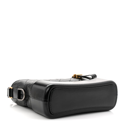 Chanel Aged Calfskin Quilted New Medium Gabrielle Hobo Black 4 of 12