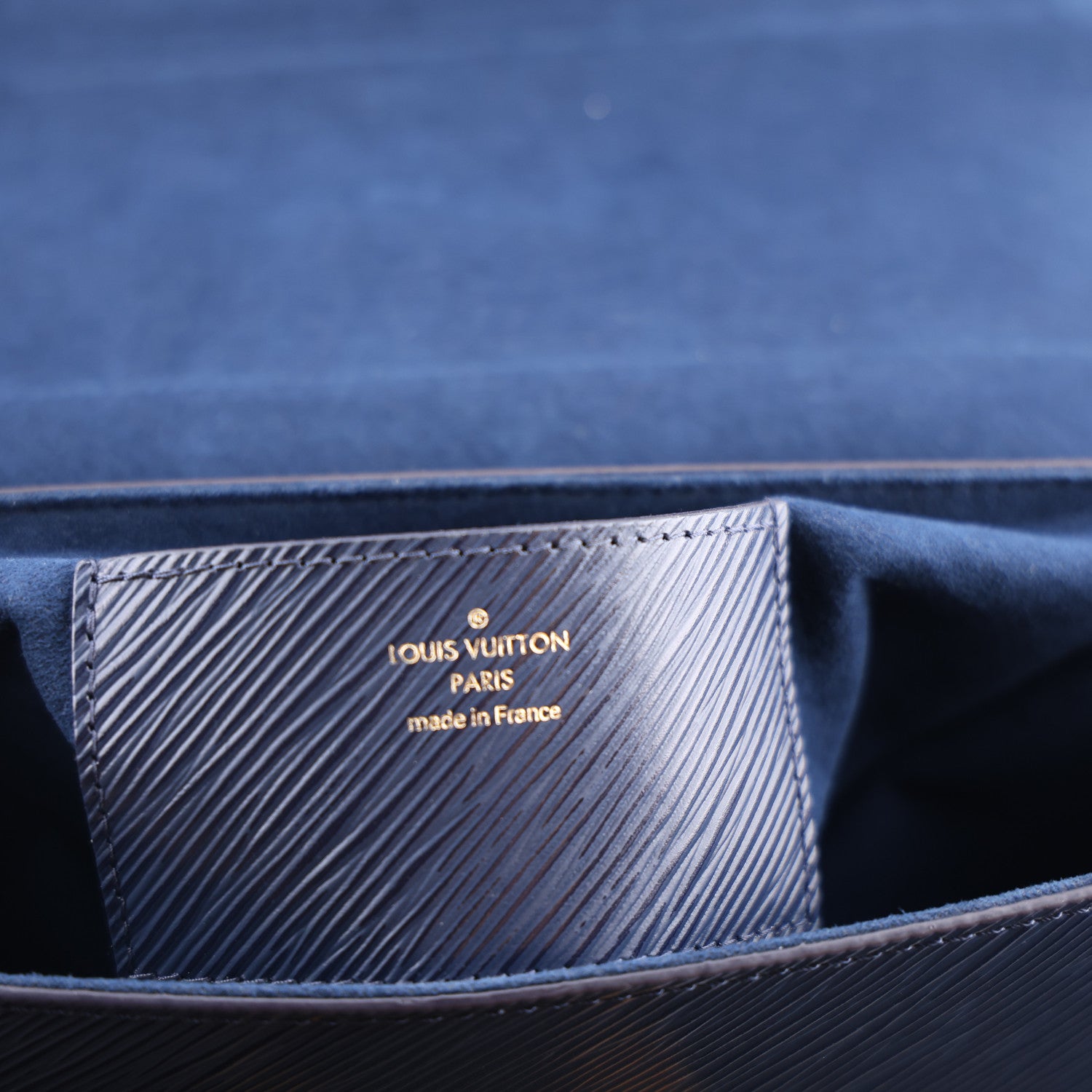 Louis Vuitton Epi Twist Shoulder Bag MM Indigo 8 of 11