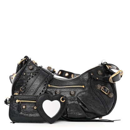 Balenciaga Agneau Arena Small Le Cagole Shoulder Bag Black 1 of 10
