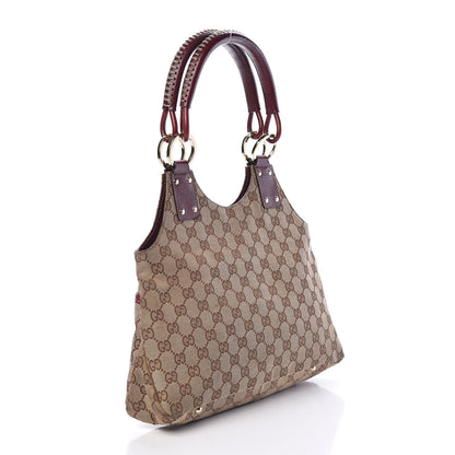 Gucci Monogram Shoulder Bag Red 3 of 14