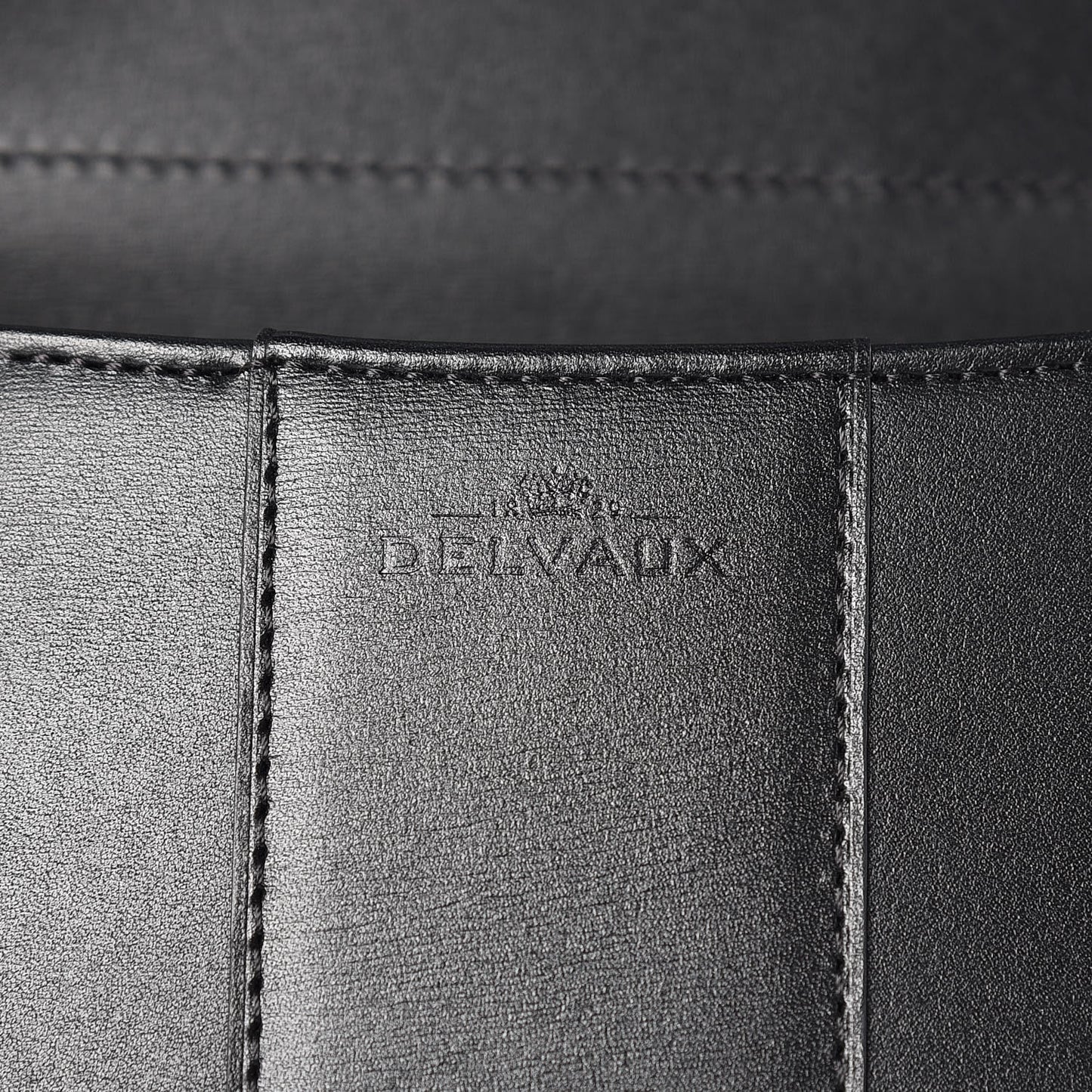 Calfskin MM L'Humour Brillant Satchel Black