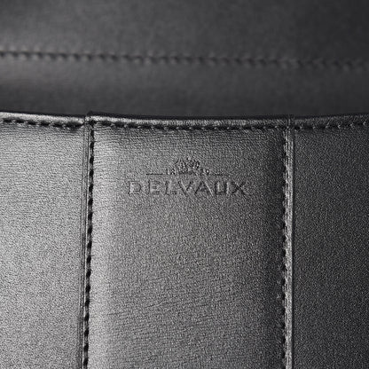 Delvaux Calfskin MM L'Humour Brillant Satchel Black 6 of 8