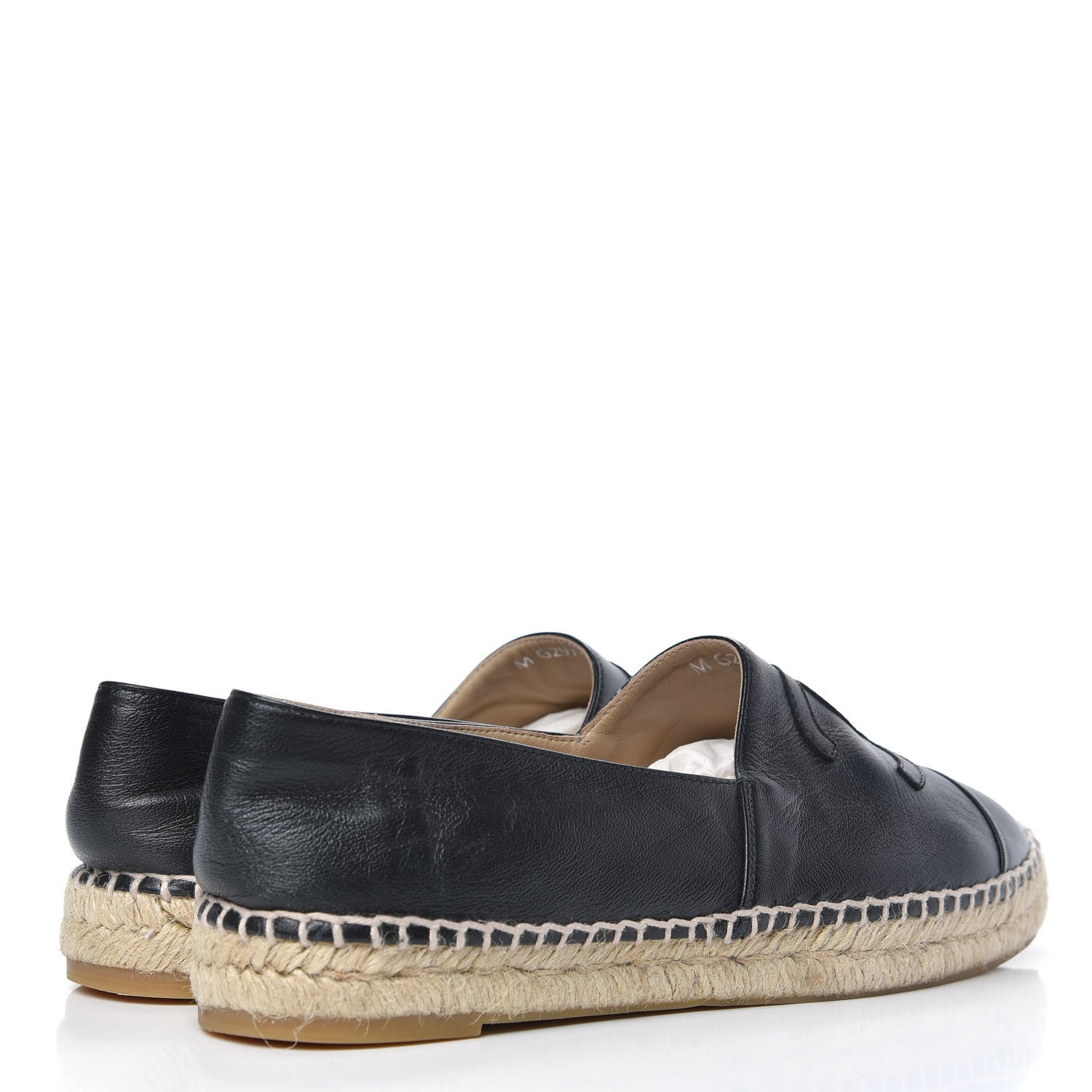 Chanel Lambskin CC Espadrilles 40 Black 4 of 10