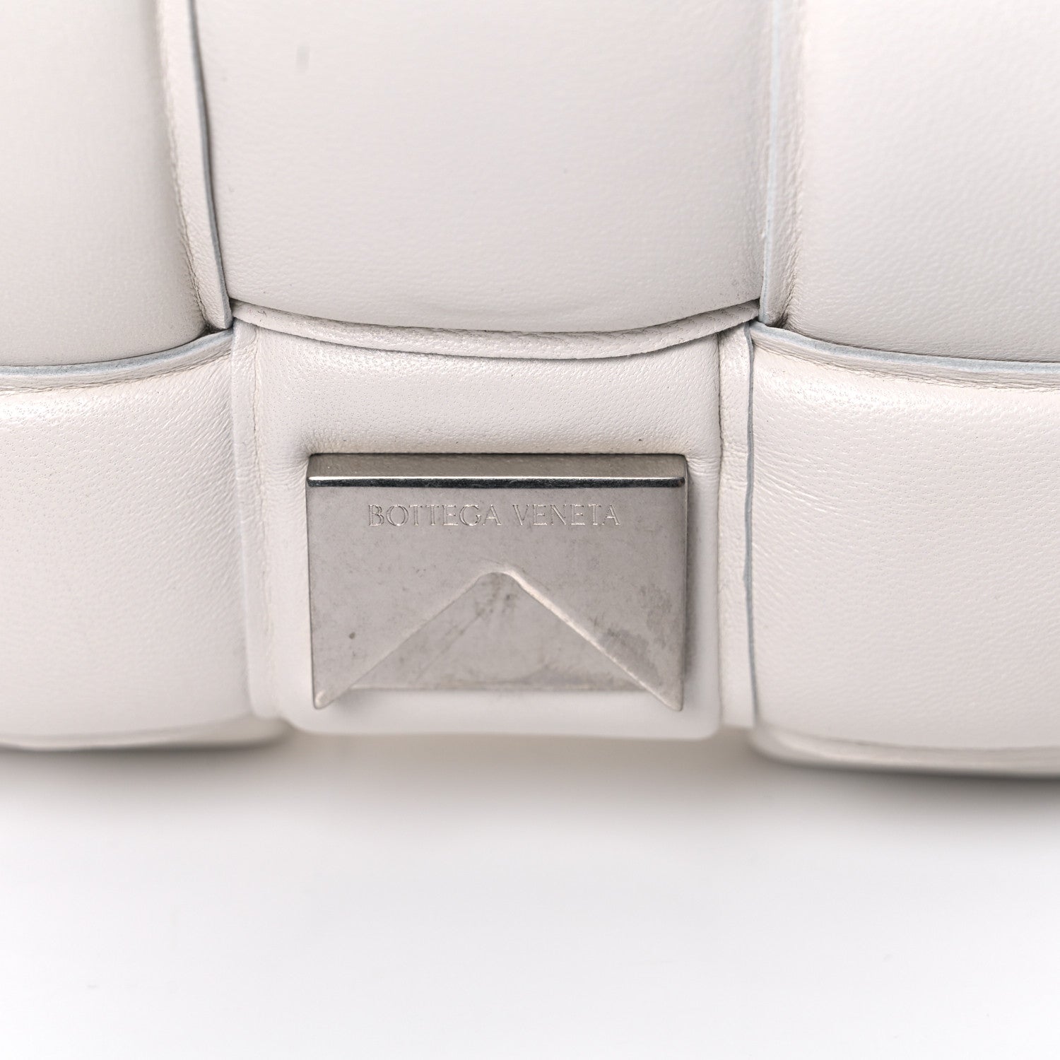 Bottega Veneta Nappa Maxi Intreccio Padded Cassette Crossbody Bag Chalk 14 of 15