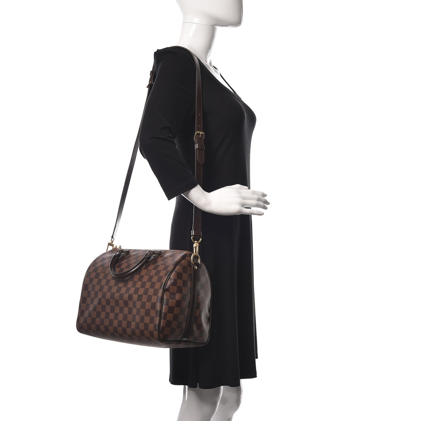 Damier Ebene Speedy Bandouliere 30