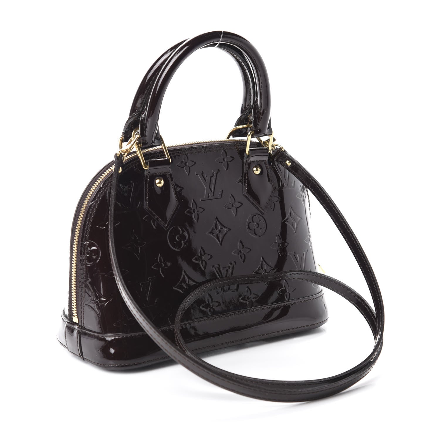 Louis Vuitton Vernis Alma BB Amarante 3 of 10