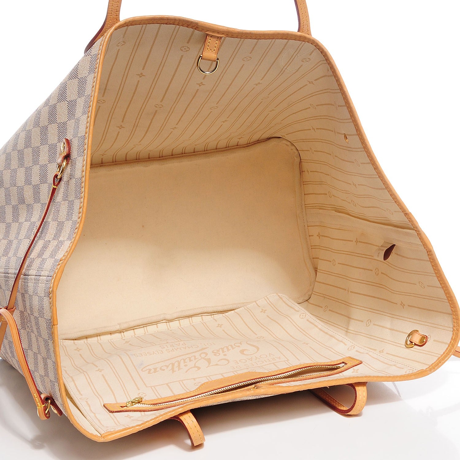 Louis Vuitton Damier Azur Neverfull GM 5 of 8