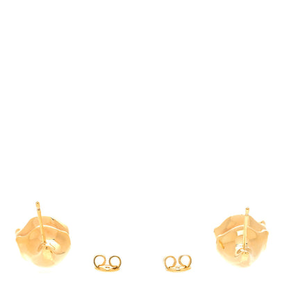 Bottega Veneta 18K Yellow Gold Sterling Silver Rock Crystal Quartz Mini Drop Earrings Gold 3 of 4