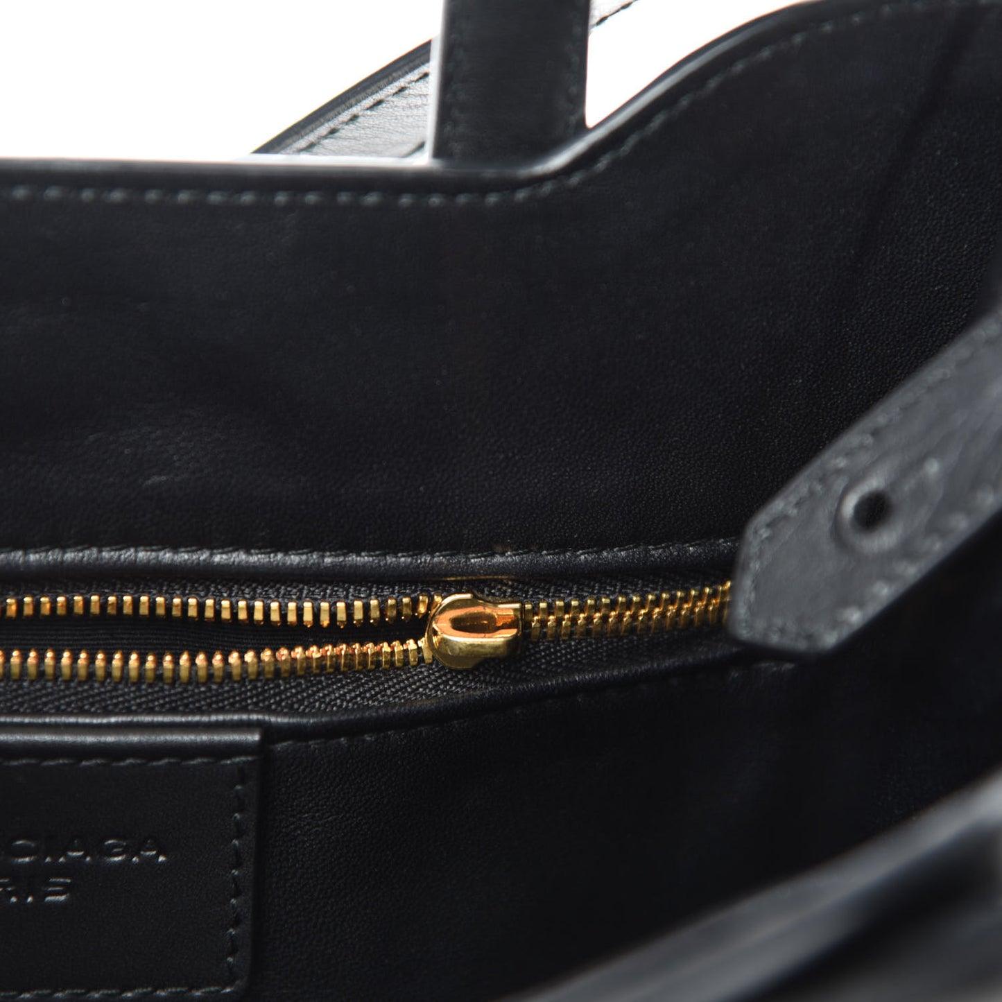 Calfskin Maillon Shoulder Bag Black