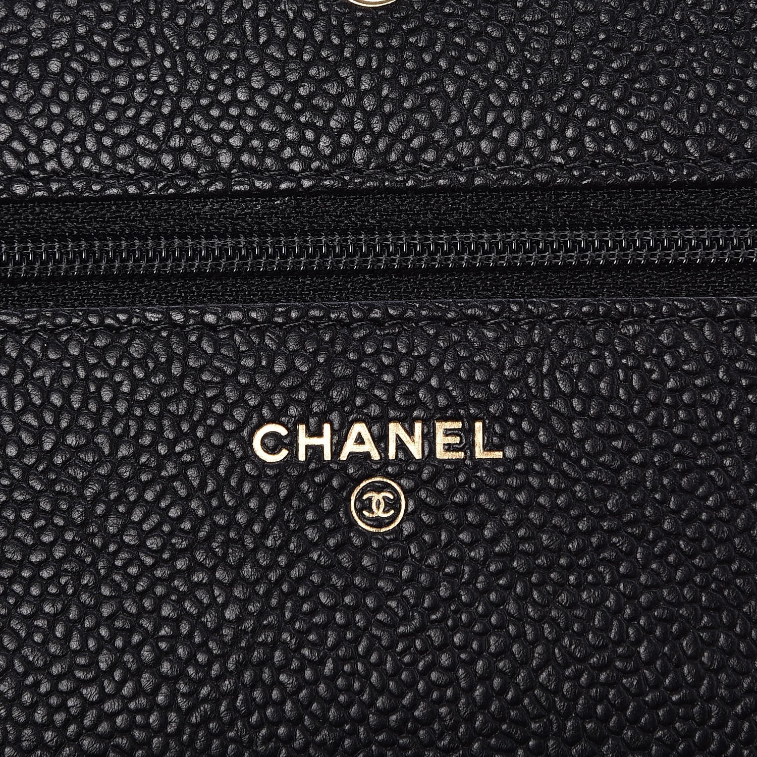 Chanel Caviar Quilted Boy Wallet On Chain WOC Black 5 of 9