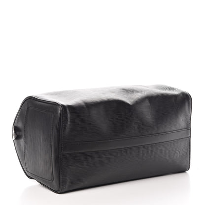 Louis Vuitton Epi Speedy 30 Black 4 of 11