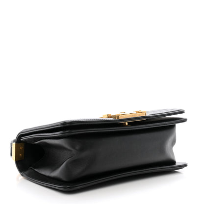 Chanel Lambskin Chevron Quilted Small Boy Flap Black 4 of 10