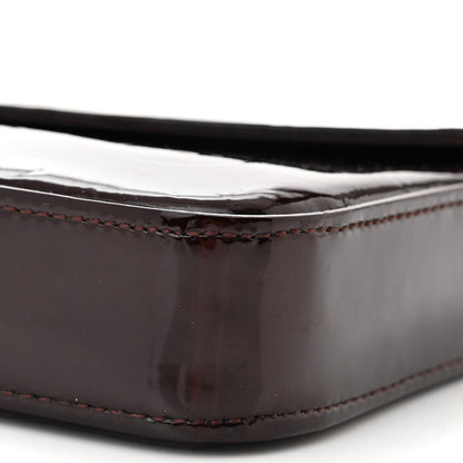 Louis Vuitton Vernis Pochette Felicie Chain Wallet Amarante 11 of 11