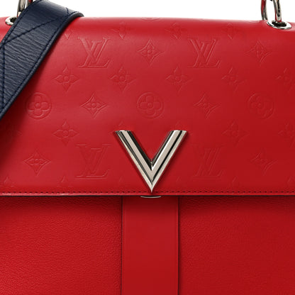 Louis Vuitton Cuir Plume Ecume Very One Handle Rubis 7 of 9