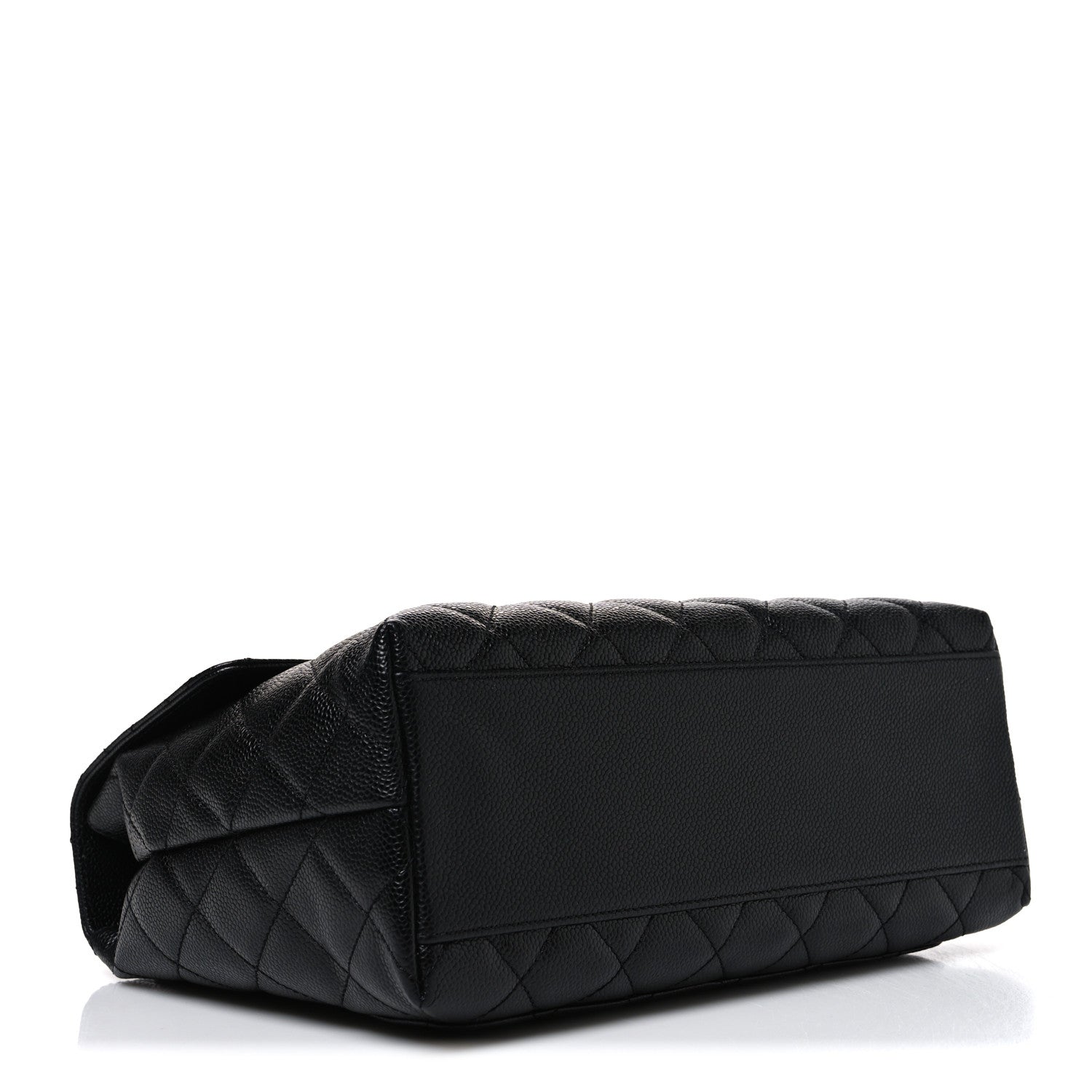 Chanel Caviar Quilted Jumbo Kelly Flap Black 4 of 10