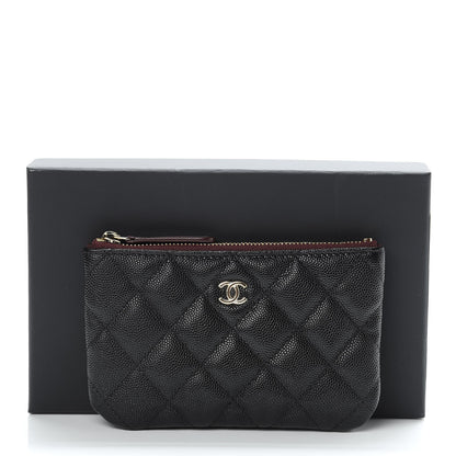 Chanel Caviar Quilted Small Cosmetic Case Black 8 of 8