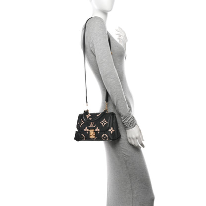 Louis Vuitton Empreinte Monogram Giant Madeleine BB Black Beige 2 of 9