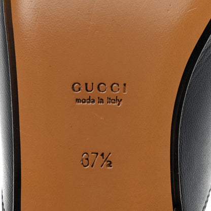 Gucci Malaga Kid Womens Princetown Slippers 37.5 Blue 8 of 9