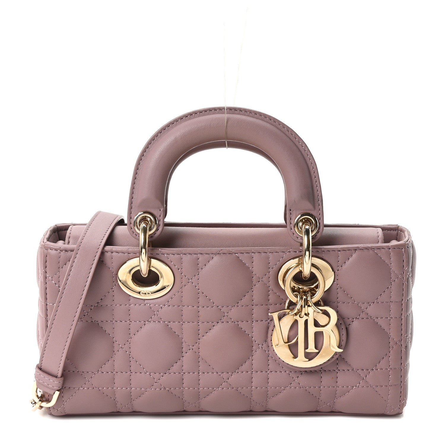 Christian Dior Lambskin Cannage Small Lady D-Joy Peony Pink 1 of 9