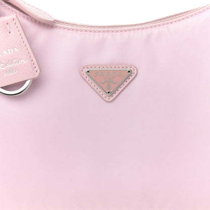 Prada Tessuto Nylon Saffiano Re-Edition 2000 Bag Alabastro 8 of 11