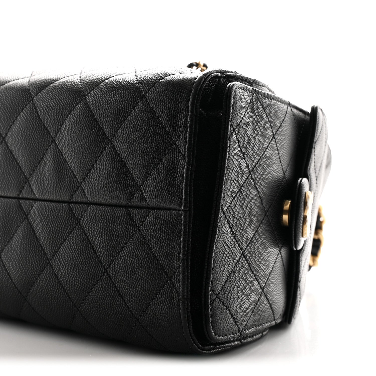 Chanel Caviar Quilted Small Chanel 25 Handbag Black 10 of 11
