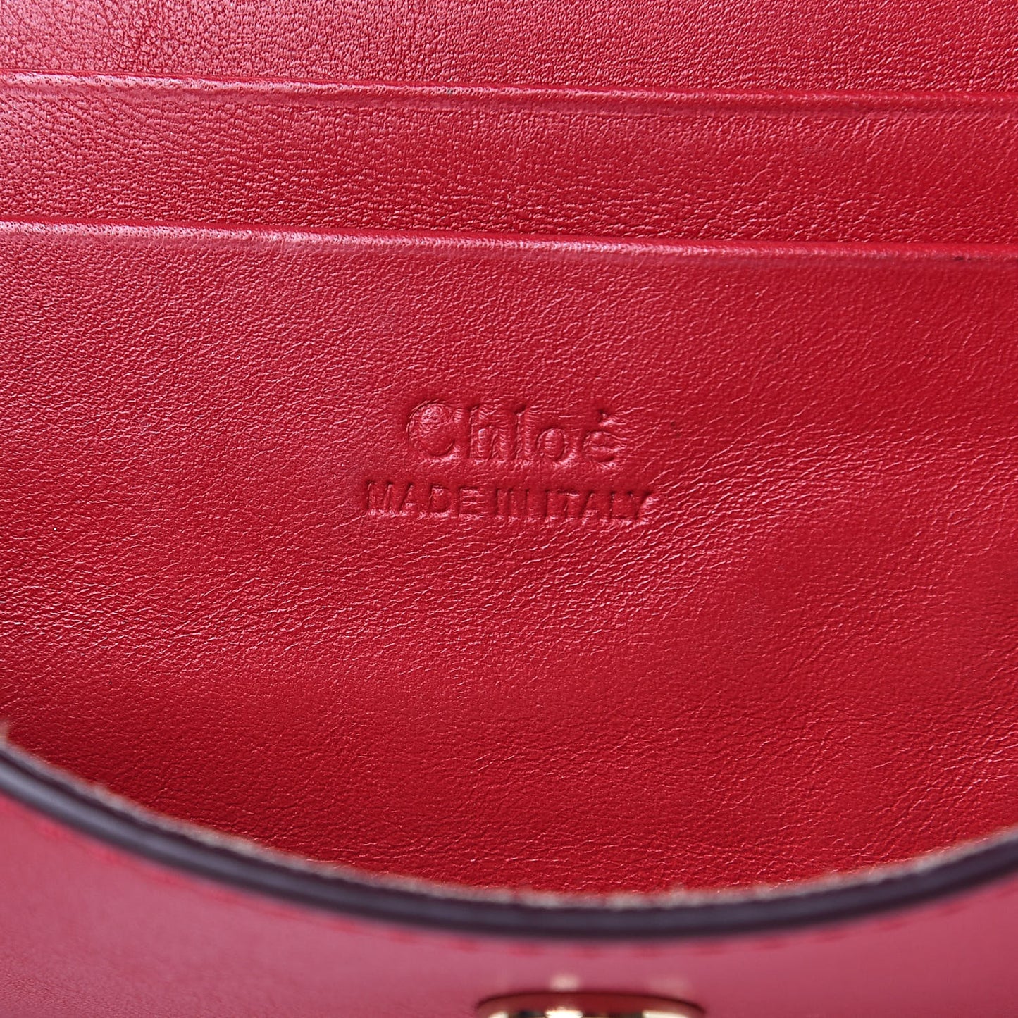 Suede Calfskin Mini Faye Shoulder Bag Tulip Red