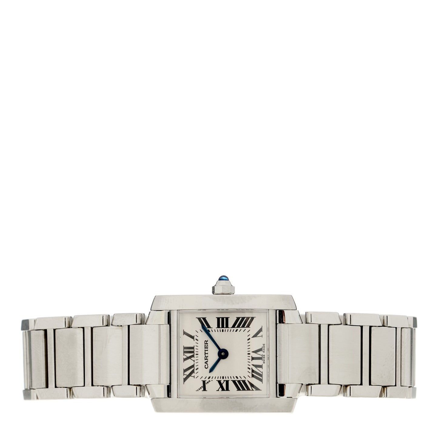 Stainless Steel 20mm Tank Francaise Quartz Watch