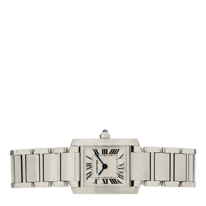 Cartier Stainless Steel 20mm Tank Francaise Quartz Watch 2 of 4