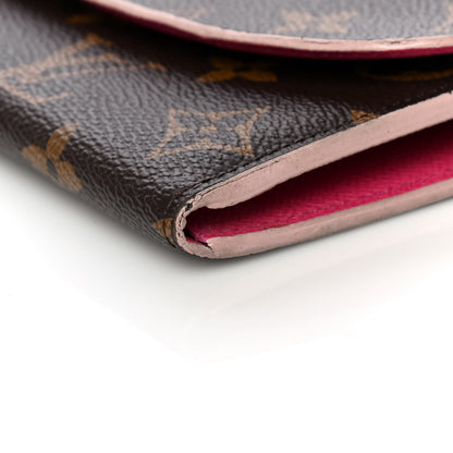Louis Vuitton Monogram Bloom Flower Emilie Wallet 9 of 11
