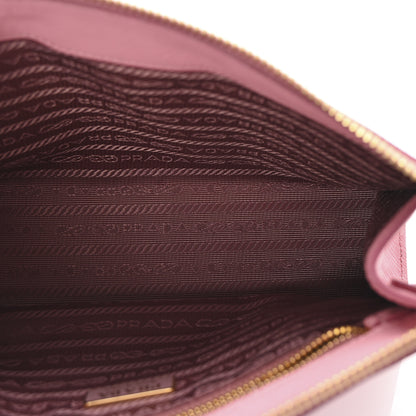 Prada Saffiano Pouch Wristlet Petalo 5 of 7