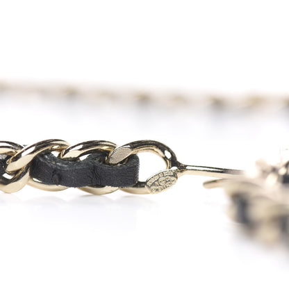 Chanel Lambskin Chain Logo Belt Black Gold 2 of 3