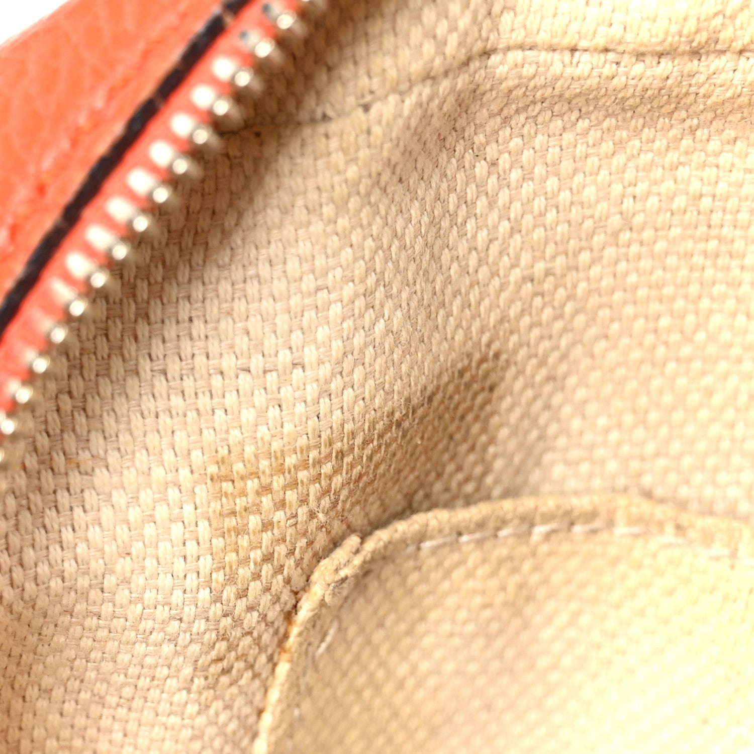 Gucci Pebbled Calfskin Small Soho Disco Bag Sun Orange 12 of 15