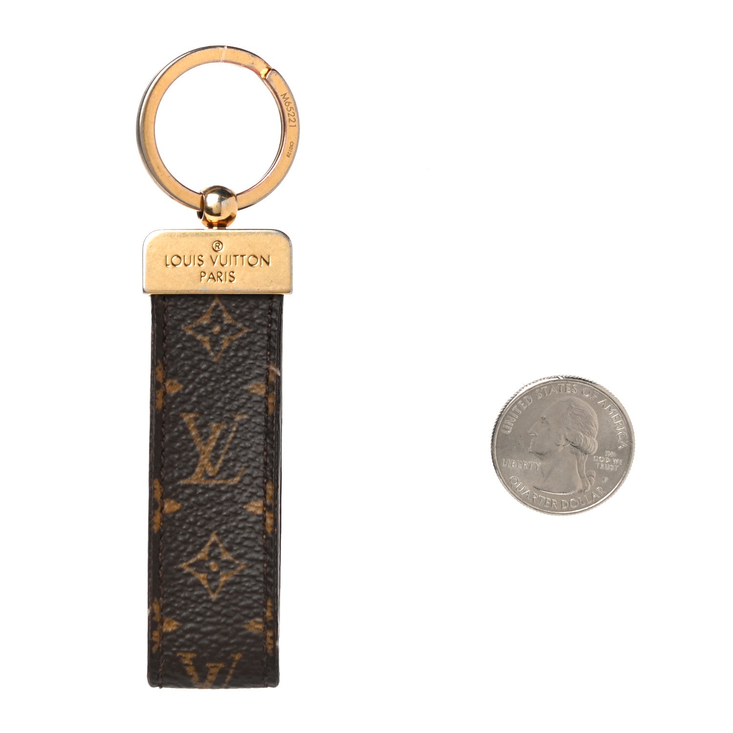 Louis Vuitton Monogram Dragonne Key Holder 3 of 5