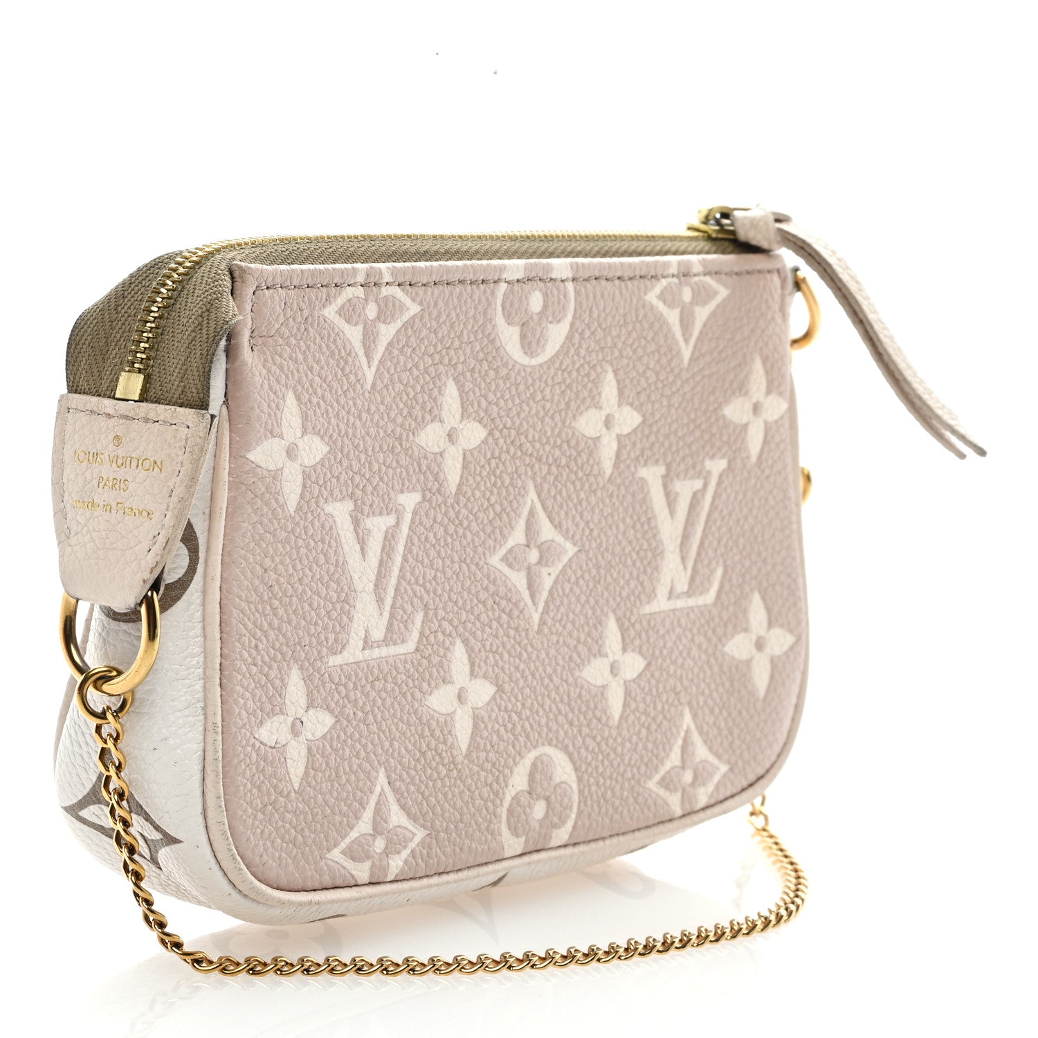 Louis Vuitton Empreinte Spring in the City Mini Pochette Accessories Kaki Beige Cream 2 of 7