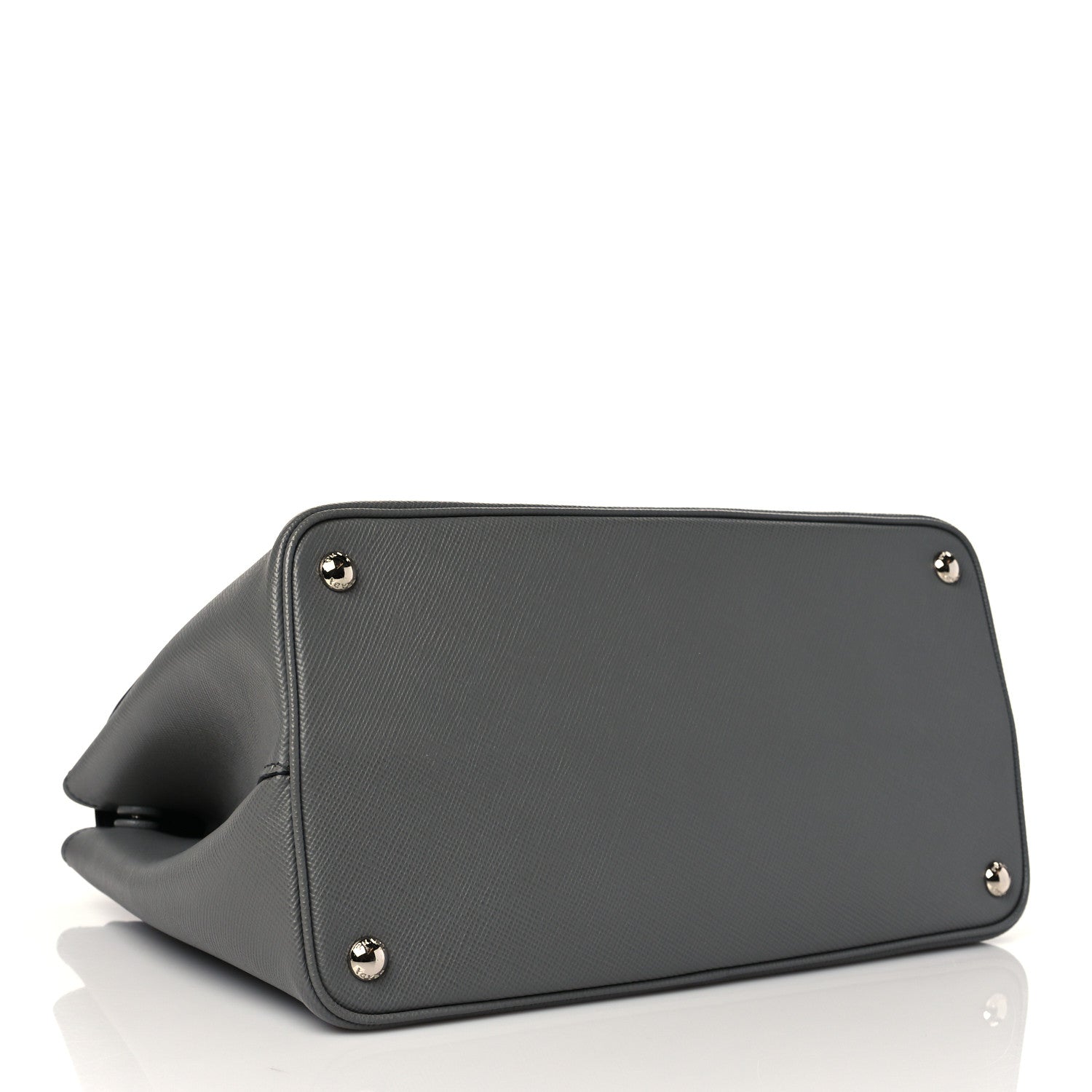 Prada Saffiano Cuir Convertible Top Handle Tote Marmo 4 of 9